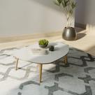 Mesa de Centro Orgânica 120cm 100% MDF TB625 Basic Dalla Costa Mesa de Centro Orgânica 120cm 100% MDF TB625 Basic Dalla Costa