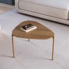 Mesa de Centro Orgânica 58,5cm Pé Metal 28015 Artesano Mesa de Centro Orgânica 58,5cm Pé Metal 28015 Artesano