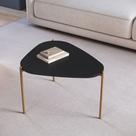 Mesa de Centro Orgânica 58,5cm Pé Metal Móvel na Caixa Mesa de Centro Orgânica 58,5cm Pé Metal Móvel na Caixa