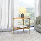Mesa de Centro Orgânica 60cm 100% MDF Marrom Freijó