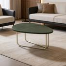 Mesa de Centro Orgânica Para Sala Living Baixa Manon L06 material sintético - Lyam Decor