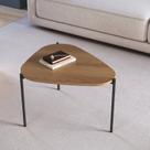 Mesa de Centro Orgânica Pé Metal Complementos