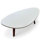 Mesa de Centro Orgânica Pés Palito em Madeira 90x52cm