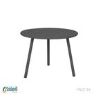 Mesa de Centro Outdoor Noronha Grande 60cm Cinza e Nude - Fratini