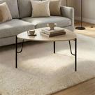 Mesa de Centro para Sala 31cm com Pés em Metal 100% MDF