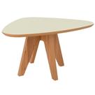 Mesa de Centro Para Sala de Estar Orgânica Alta Selly D03 Off White Freijó - Lyam Decor Mesa de Centro Para Sala de Estar Orgânica Alta Selly D03 Off White Freijó - Lyam Decor