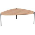 Mesa De Centro Para Sala De Estar Pés Metálicos Baixa Adek A03 Hanover Preto - Lyam Decor Mesa De Centro Para Sala De Estar Pés Metálicos Baixa Adek A03 Hanover Preto - Lyam Decor