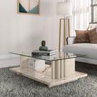 Mesa de Centro para Sala de Estar Retangular Frizz
