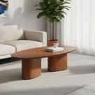 Mesa de Centro Redonda para Sala de Estar 120x32cm Ecos Base Madeira Maciça Imbuia Mesa de Centro Redonda para Sala de Estar 120x32cm Ecos Base Madeira Maciça Imbuia