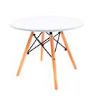 Mesa de Centro Redonda Well Branca 60 cm