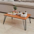 Mesa de Centro Retangular Industrial Pé de Ferro Mesa de Centro Retangular Industrial Pé de Ferro