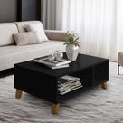 Mesa de centro retangular preto jordania Mesa de centro retangular preto jordania