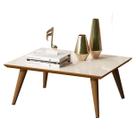 Mesa De Centro Retangular Sala Mdf Pé Palito Decorativa Mesa De Centro Retangular Sala Mdf Pé Palito Decorativa