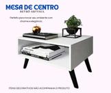 Mesa de Centro Retrô / Branca