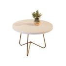 Mesa de Centro Salerno Perola Pe Dourado