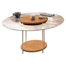 Mesa de Centro Sky Redonda com Tampo de Vidro - HB Móveis