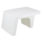 Mesa de Centro Tramontina Berta em Polietileno Branco Mesa de Centro Tramontina Berta em Polietileno Branco