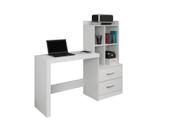 Mesa de Computador Alana com Estante 2 Gavetas