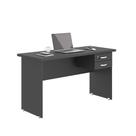 Mesa de Computador com Gaveteiro 1200 Polish Preto Onix