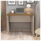 Mesa De Computador Escritório Studio Marrom Bege - Caemmun