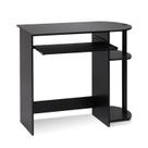 Mesa de computador Furinno Simplistic com bandeja de teclado Espresso