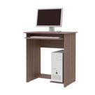 Mesa De Computador Pratica Castanho - Ej Móveis