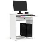 Mesa de Computador Pratica Com Gaveta Branco