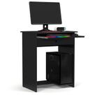Mesa de Computador Pratica Com Gaveta Preto Mesa de Computador Pratica Com Gaveta Preto