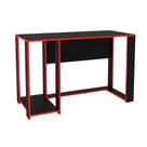 Mesa de Computador Solteiro Gamer Singapura Preto/Vermelho - Politorno