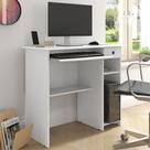 Mesa de Computador Viena - Branco Brilho