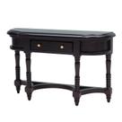 Mesa de console de móveis Dollhouse em miniatura em escala 1:12