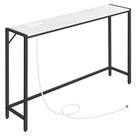 Mesa de console MAHANCRIS CTHM112E01 Mármore e Preto 110cm