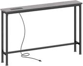 Mesa de console SUPERJARE com saída 15 x 100 x 74 cm de carvão
