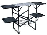 Mesa de cozinha dobrável portátil GCI Outdoor Slim-Fold Cook Station