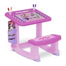 Mesa de desenho Delta Children Disney Minnie Mouse com 10 marcadores