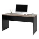 Mesa De Escritório 1.60x60 Tampo 30mm Cinza Netmobil Mesa De Escritório 1.60x60 Tampo 30mm Cinza Netmobil