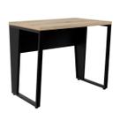 Mesa de Escritório 120x60 Reta Industrial Compacta Tampo de 30mm