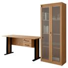 Mesa de Escritorio 2 Gavetas Armario Multiuso 2 Portas Tecno Mobili