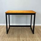 Mesa de Escritório de Madeira Pinus Linea Carvalho e Preto