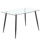 Mesa De Escritório Decorativa Glass 130 cm Alegra Opt