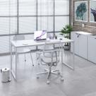 Mesa de Escritorio Diretor Kuadra 150cm Est.Branca