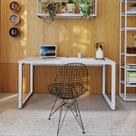 Mesa de Escritório Diretor Yon 150cm Est.Branca
