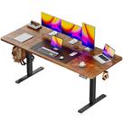 Mesa de Escritório Elétrica Huuger 160x70 cm, Ajustável de 72 a 118 cm, 110-220 V