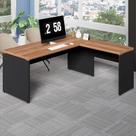 Mesa de Escritório Escrivaninha L 1,70m Pé Painel F5 Office
