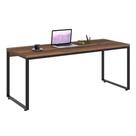 Mesa de Escritório Kuandra Nogal e Preta