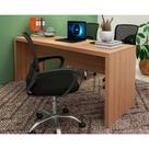 Mesa de Escritório ME4185 180cm Amêndoa - Tecno Mobili Mesa de Escritório ME4185 180cm Amêndoa - Tecno Mobili