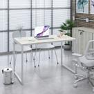 Mesa de Escritorio Office Kuadra 120cm Est.Branca
