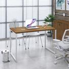 Mesa de Escritorio Office Kuadra 120cm Est.Branca