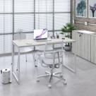 Mesa de Escritorio Office Kuadra 135cm Est.Branca
