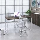 Mesa de Escritorio Office Kuadra 135cm Est.Branca